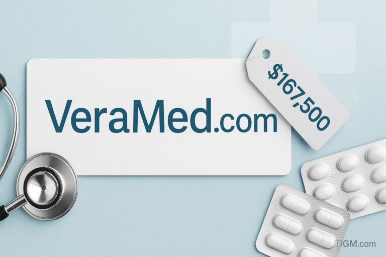“Healthcare domain VeraMed.com sold for $167,500 — digital branding and medical visuals”