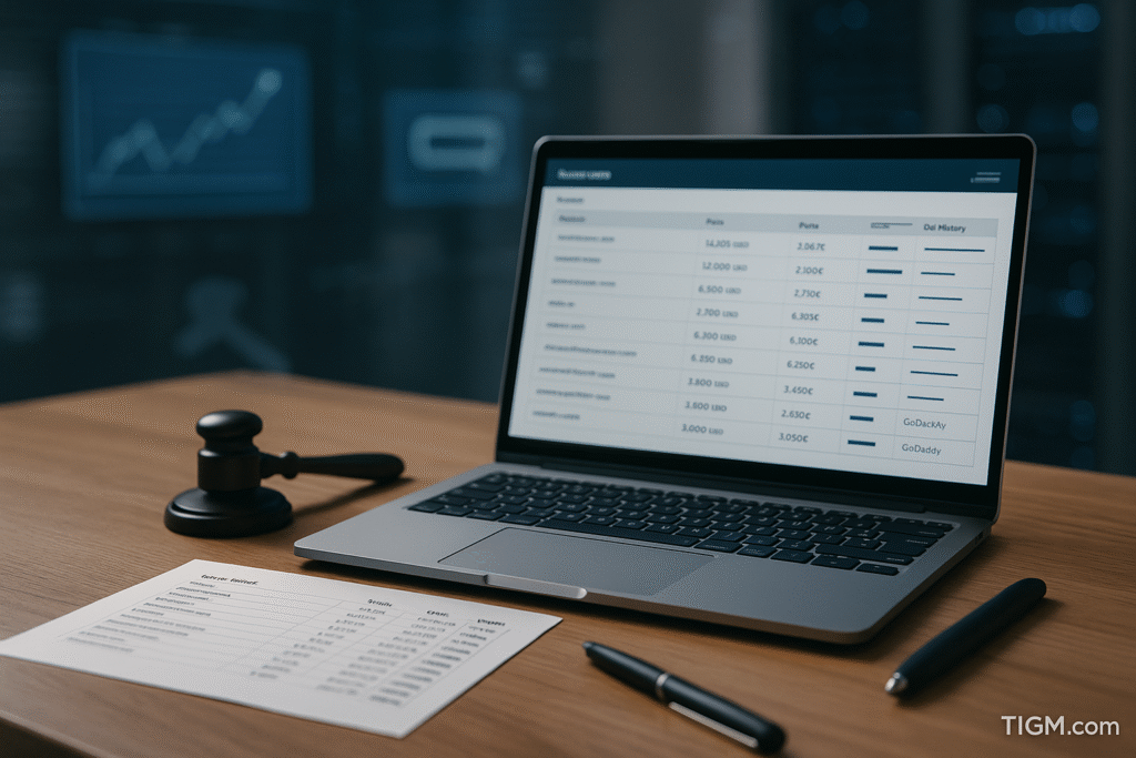 TIGM Daily Domain Sales Report — 20 November 2025