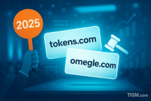RightOfTheDot Confirms Premium Names for NamesCon Global 2025 Auction — Tokens.com & Omegle.com Included