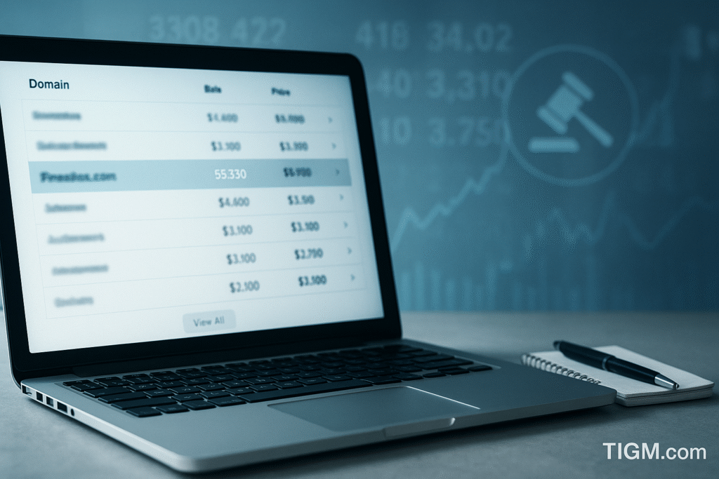 FinexBox.com Tops DropCatch Auctions at $5,530