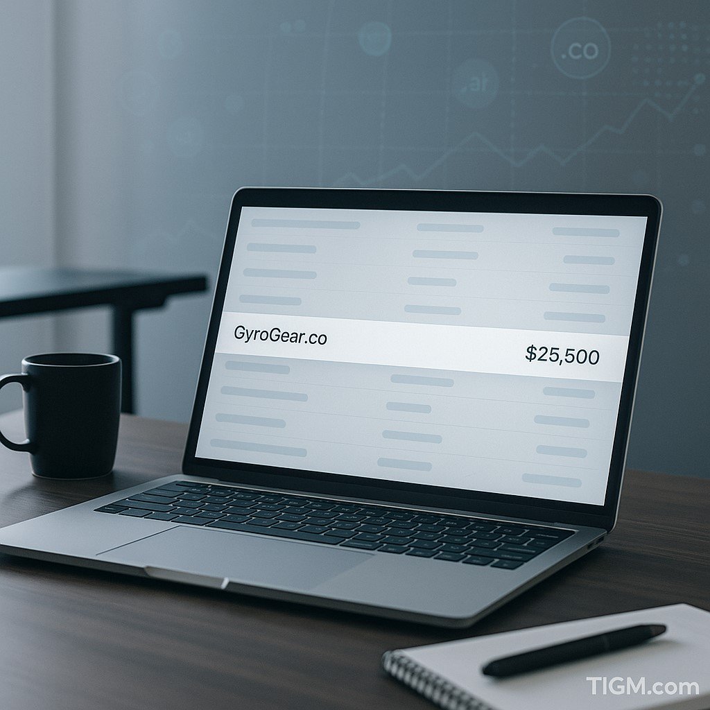 GyroGear.co closes at $25,500 on GoDaddy as .CO startups maintain momentum